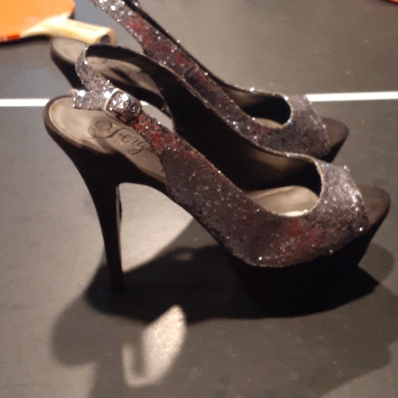 STILLETTO Platform Heels 8.5 Fergie's - Picture 3 of 16